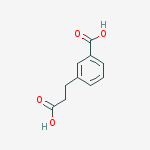Structure of 3-(2-Carboxy-ethyl)-benzoic acid