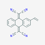 2,2'-(2-VINYLANTHRACENE-9,10-DIYLIDENE)DIMALONONITRILE结构式
