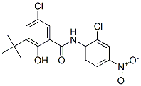Structure of 5-chloro-3-tert-butyl-2-chloro-4-nitrosalicylanilide