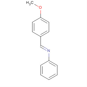 Structure of Benzenamine, N-[(4-methoxyphenyl)methylene]-, (E)-