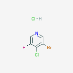 Structure of 3-Bromo-4-Chloro-5-Fluoropyridine Hydrochloride