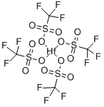Structure of HAFNIUM TRIFLUOROMETHANESULFONATE