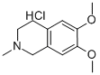Structure of 2-METHYL-6,7-DIMETHOXY-1,2,3,4-TETRAHYDROISOQUINOLINE HYDROCHLORIDE