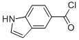 Structure of 1H-Indole-5-carbonyl chloride