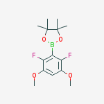 Structure of 2-(2,6-Difluoro-3,5-dimethoxyphenyl)-4,4,5,5-tetramethyl-1,3,2-dioxaborolane