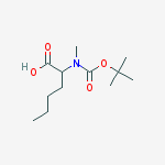 Structure of Boc-N-Methyl-D-norleucine