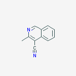 3-methylisoquinoline-4-carbonitrile结构式