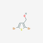 Structure of 3-Thiophenemethanol, 2,5-dibromo-