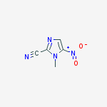 Structure of 1-methyl-5-nitroimidazole-2-carbonitrile