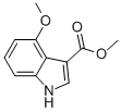 Structure of 1H-INDOLE-3-CARBOXYLIC ACID,4-METHOXY-,METHYL ESTER