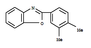 2-(3,4-dimethylphenyl)-1,3-benzoxazole结构式