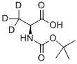 Structure of L-ALANINE-3,3,3-D3-N-T-BOC