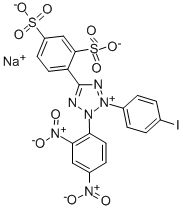 Structure of Sodium 4-[3-(4-iodophenyl)-2-(2,4-dinitrophenyl)-2H-5-tetrazolio]-1,3-benzene disulfonate