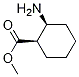 Structure of Cyclohexanecarboxylic acid, 2-amino-, methyl ester, (1R,2S)-rel-