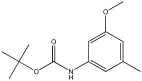 tert-Butyl (3-methoxy-5-methylphenyl)carbamate结构式