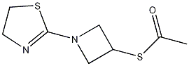 Structure of 3-Acetylthio-1-(1,3-thiazolin-2-yl)azetidine