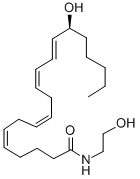 Structure of N-[15(S)-HYDROXY-5(Z),8(Z),11(Z),13(E)-EICOSATETRAENOYL]-ETHANOLAMINE