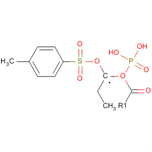 Structure of Phosphonic acid, [[[(4-methylphenyl)sulfonyl]oxy]methyl]-, monoethylester