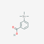 Structure of 3-TRIMETHYLSTANNYL BENZOIC ACID