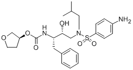 Structure of AMPRENAVIR