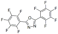 2,5-Bis(pentafluorophenyl)-1,3,4-oxadiazole结构式