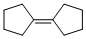 Structure of CYCLOPENTYLIDENECYCLOPENTANE