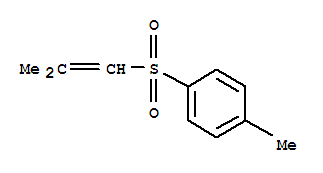 1-Methyl-4-(2-methyl-1-propenylsulphonyl)-benzene结构式