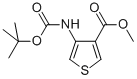 Structure of 4-TERT-BUTOXYCARBONYLAMINOTHIOPHENE-3-CARBOXYLIC ACID METHYL ESTER