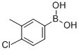 Structure of 4-Chloro-3-methylphenylboronic acid