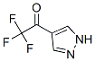 Structure of ETHANONE,2,2,2-TRIFLUORO-1-(1H-PYRAZOL-4-YL)-