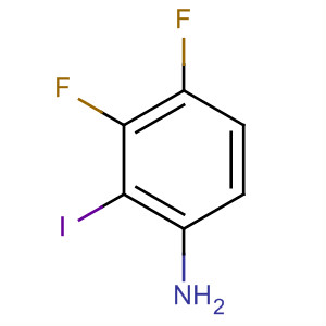 Structure of Benzenamine, 3,4-difluoro-2-iodo-