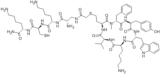 Structure of DEPREOTIDE