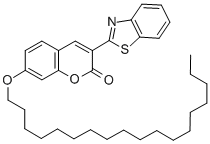 Structure of 3-(2-BENZOTHIAZOLYL)-7-OCTADECYLOXYCOUMARIN