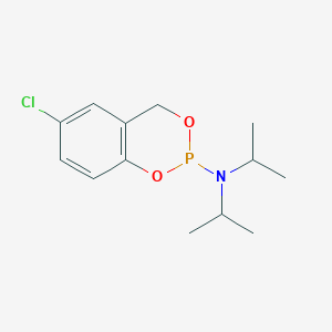 Structure of 5-Chlorosaligenyl-N,N-diisopropylphosphoramidite