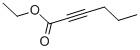 Structure of ETHYL 2-HEXYNOATE