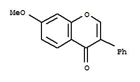 7-甲氧基异黄酮结构式