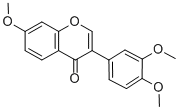 Structure of 4H-1-Benzopyran-4-one, 3-(3,4-dimethoxyphenyl)-7-methoxy-