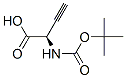 Structure of 3-Butynoicacid,2-[[(1,1-dimethylethoxy)carbonyl]amino]-,(R)-(9CI)