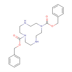 1,4,7,10-Tetraazacyclododecane-1,7-dicarboxylic acid,bis(phenylmethyl) ester结构式