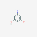Phenol, 3-amino-5-methoxy-结构式