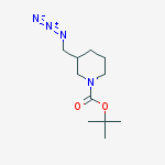 Structure of TERT-BUTYL 3-(AZIDOMETHYL)PIPERIDINE-1-CARBOXYLATE, 95%