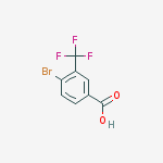 Structure of 4-Bromo-3-(trifluoromethyl)benzoic acid