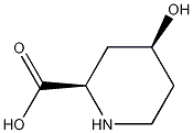 Structure of (2R,4R)-4-hydroxypiperidine-2-carboxylic acid