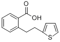 2-[2-(2-噻吩基)乙基]苯甲酸结构式
