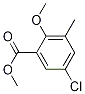 Structure of Methyl 5-chloro-2-Methoxy-3-Methylbenzoate