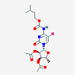 Structure of 2’,3’-Di-O-acetyl-5'-deoxy-5-fluoro-N-[(3-methylbutoxy)carbonyl]cytidine