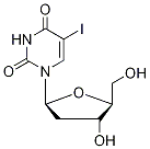 Structure of 2,4(1H,3H)-Pyrimidinedione, 1-(2-deoxy-β-L-erythro-pentofuranosyl)-5-iodo-