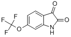 Structure of 6-(TRIFLUOROMETHOXY)-1H-INDOLE-2,3-DIONE