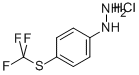 Structure of 4-(TRIFLUOROMETHYL)THIOPHENYLHYDRAZINE HYDROCHLORIDE