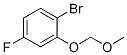 Structure of 1-Bromo-4-fluoro-2-(methoxymethoxy)benzene